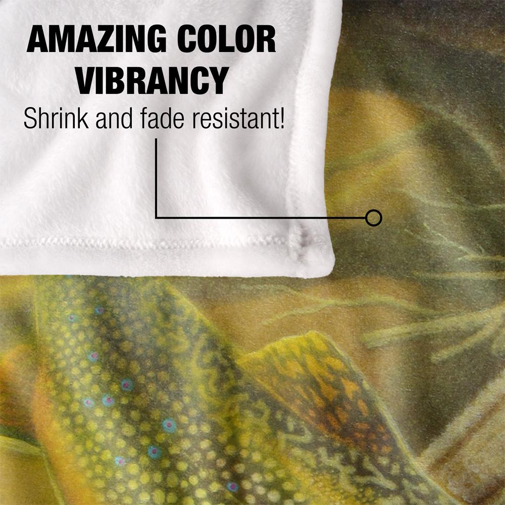 JQ Licensing Silky Trout Supersoft Blanket