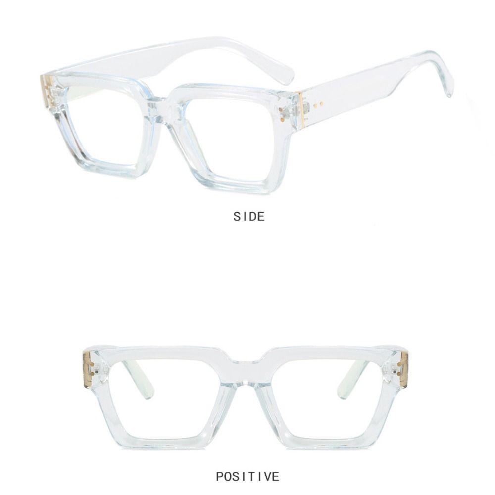 Irregular Multicolor Lenses Eyewear Rice Nail UV400 Sun Glasses Square Frame Sunglasses Beachside