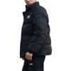 Vans FW22 Couleur Unie Imprimé Logo Zippé Col Montant Veste en Duvet Ample Vêtement d'extérieur Unisexe Noir VN000913BLK