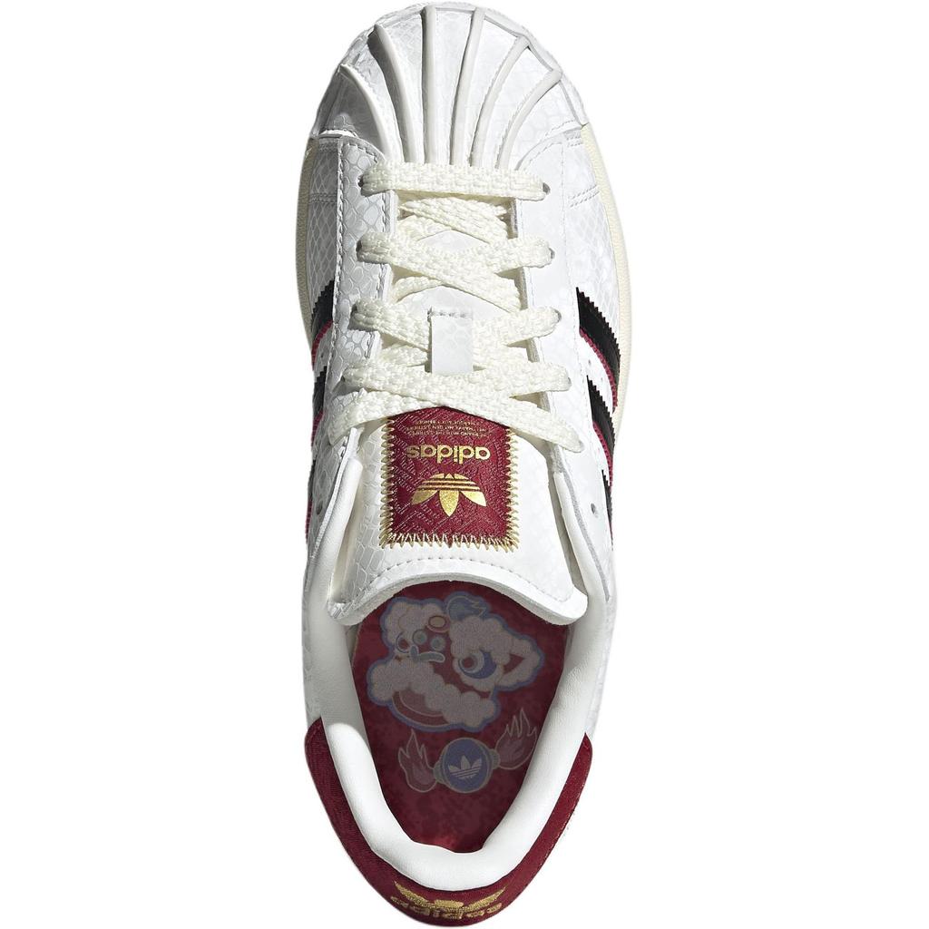 Adidas Originals Superstar 2 Cny Comfortable Soft Low-Top Kids Sneakers Kids Sneakers White Black Red JR8084