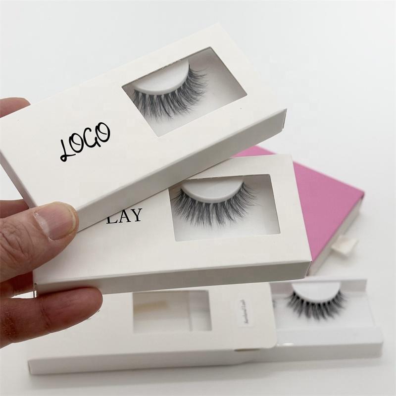 Comfortable Thin Lash Band Synthetic Hair Handmade Full Strip Cruelty-Free Eyelashes Custom Lashes Accessories