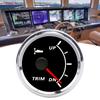 52mm Boat Trim Gauge Pointer Display UP To DN Accurate IP67 Waterproof for Yachts Fishing Boats