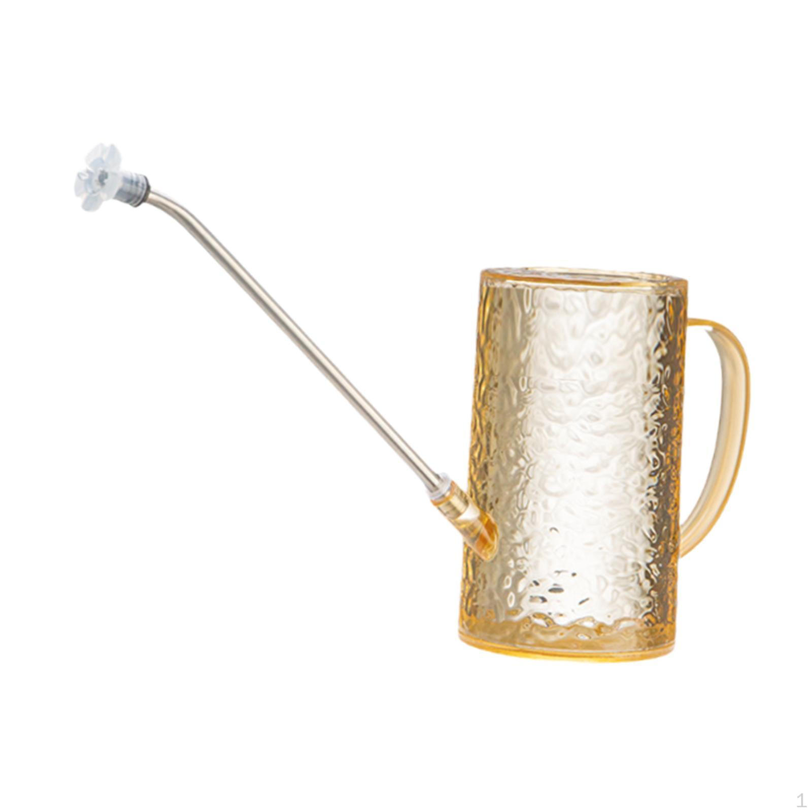 

Лейка комнатная с длинным носиком, горшок, насадка-распылитель для цветов, бонсай коричневый