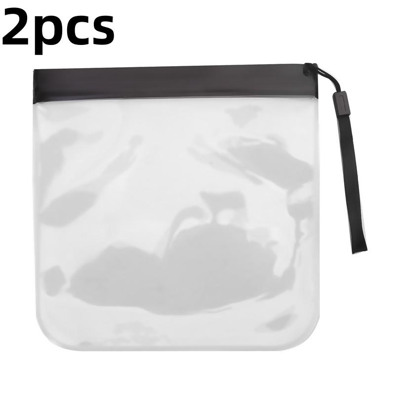 1/2/4pcs Luggage Transparent Travel Use Leakproof Flight Make Up Waterproof For Women Reusable Airport Security Storage bag
