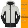Unisex Reflective Windbreaker: Custom Logo, Waterproof, Windproof, Plus Velvet, Composite Cotton for Mountaineering and Work.