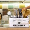 Cutlery Organizer Wooden ForUtensil Holder Kitchen Kitchen ForUtensil Holder Holder Wooden Table