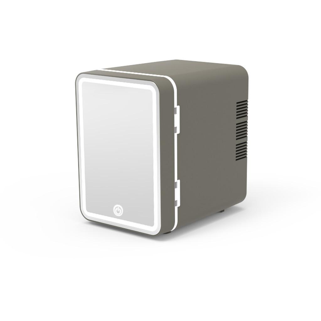 35-48W 4L Frigorifero a Specchio Portatile per Auto Frigorifero per Dormitorio Studenti Mini Congelatore per Conservazione Prodotti Skincare
