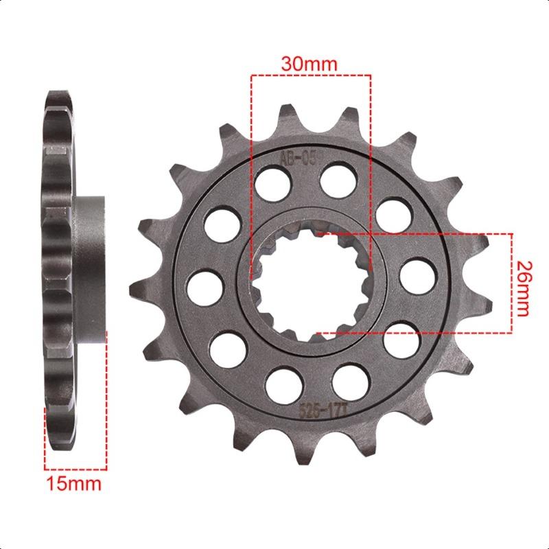 525 17T 45T Motorrad Vorder- und Hinterradzahnrad Nockenwelle für BMW S1000 R 2013- S1000 RR 2012-2018