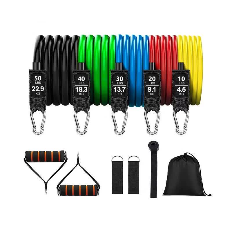 Ronglv 11-Piece Fitness Resistance Band Set