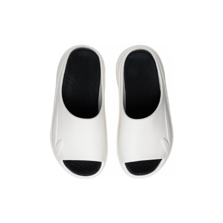 Li Ning SOFT SLIPPER Slip Resistant Abrasion Resistant Quiet Slide Slippers Unisex Ecru AGAT017-2