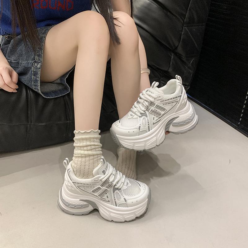 European Station Internet Celebrity Dad Shoes Women Ins Tide 2025 Spring New Korean Version Fashion Trend Platform Sports Shoes