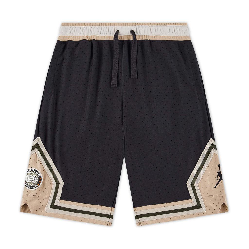 Jordan Pantalones Cortos Deportivos de Malla Transpirable y Cómodos de Secado Rápido Dri-FIT para Hombre Gris Negro II3171-045
