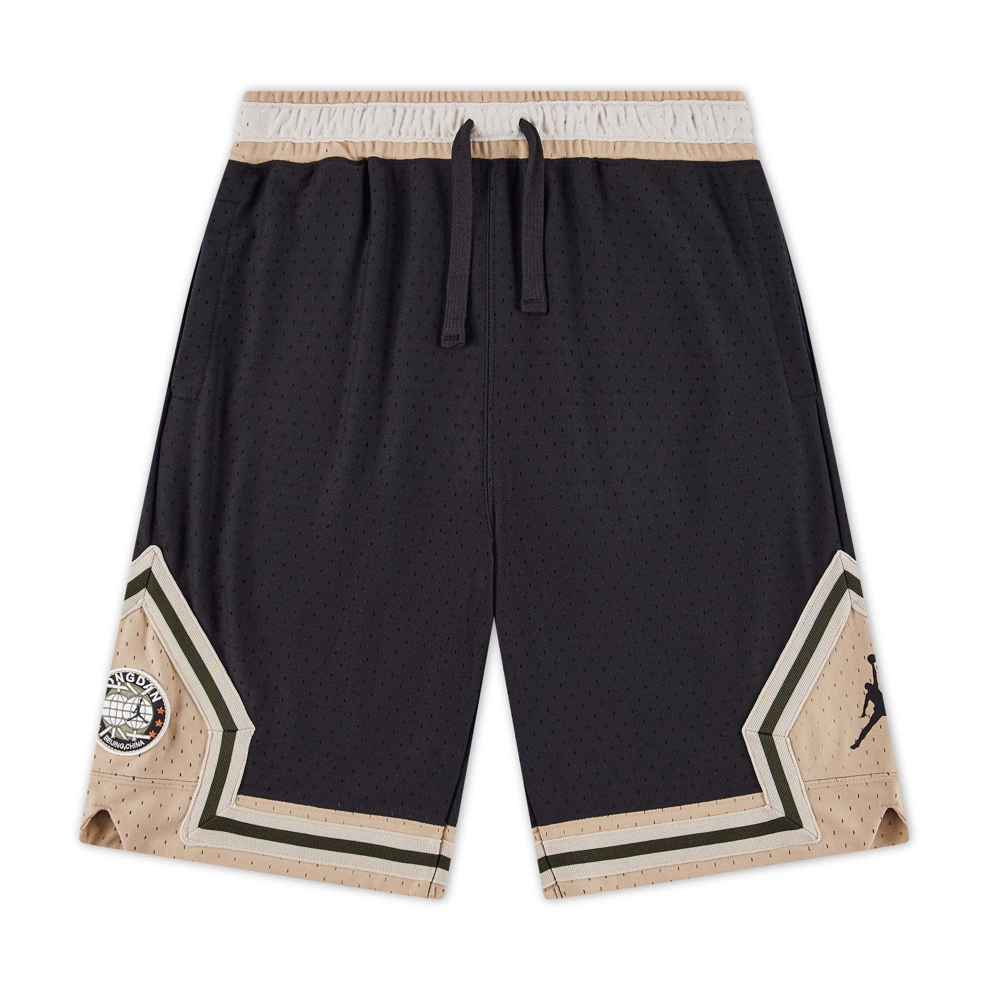 Jordan Dri-FIT Quick-Dry Mesh Breathable Comfortable Sports Shorts Men Shorts Gray Black II3171-045 M