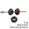 Small Hole Vintage Alloy Gear Spacer Beads Metal Loose Beads DIY Bracelet Necklace Jewelry Making Findings Accessories