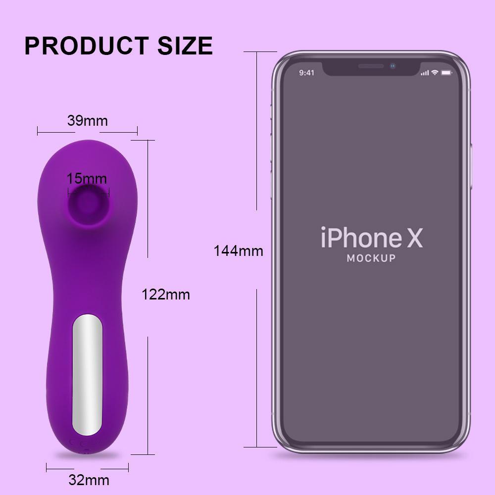 Suction Cup Vibrator Female Vacuum Stimulator Adult Toys