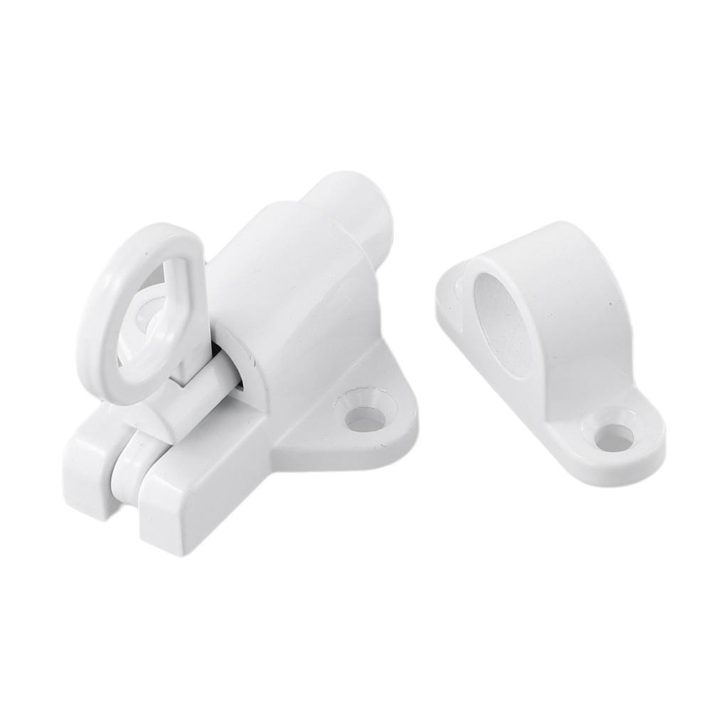 Bolt Latch Lock Spring Aluminum Black Door Gate Ring Safe Security W/ Screws Window 2019 High Quality Hot Sale