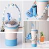 7-piece cup accessory set, water bottle handle strap, silicone straw cap, bottle rack, 30oz 40oz insulated cup keychain accessories