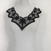 Black Organza Embroidered Mesh Diy Sewing Collar Lace Decoration With Wedding Dress Clothing Accessories