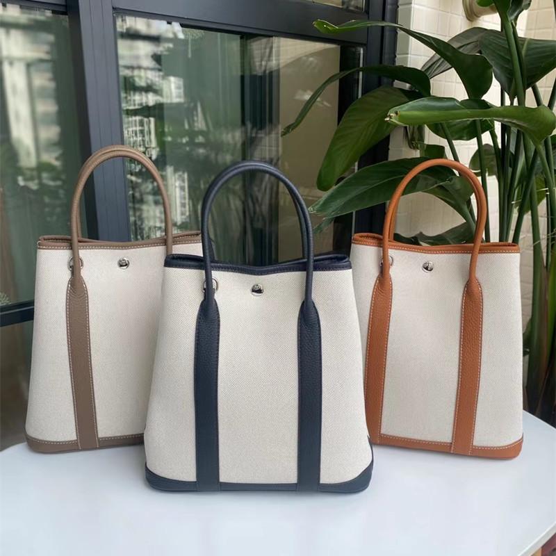 2024 Vertical Garden Tragetasche aus Rindsleder und Canvas: Hand-, Schulter-, Crossbody-, Pendler-, Großraum-