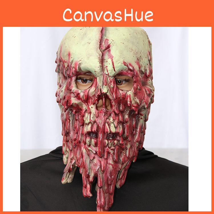 Zombie Mask Halloween Latex Horror Costume Accessory For Adults And Parties