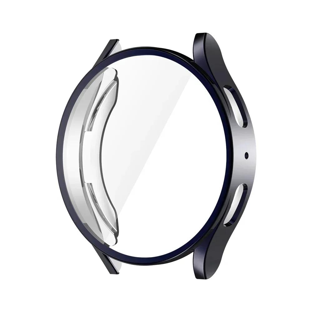 TPU Silicone Case For Samsung Galaxy Watch 7 6 5 4 40MM 44MM All-Around Screen Protector Protective Cover Protective Film Cases