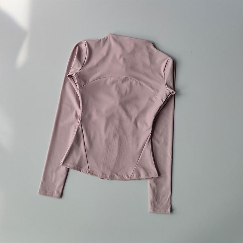 Women Sports Jacket Zip Fitness Yoga Shirt Workout Running Coats Warm Gym Long Sleeve Cardigan Slim Tight Jacket Activewear