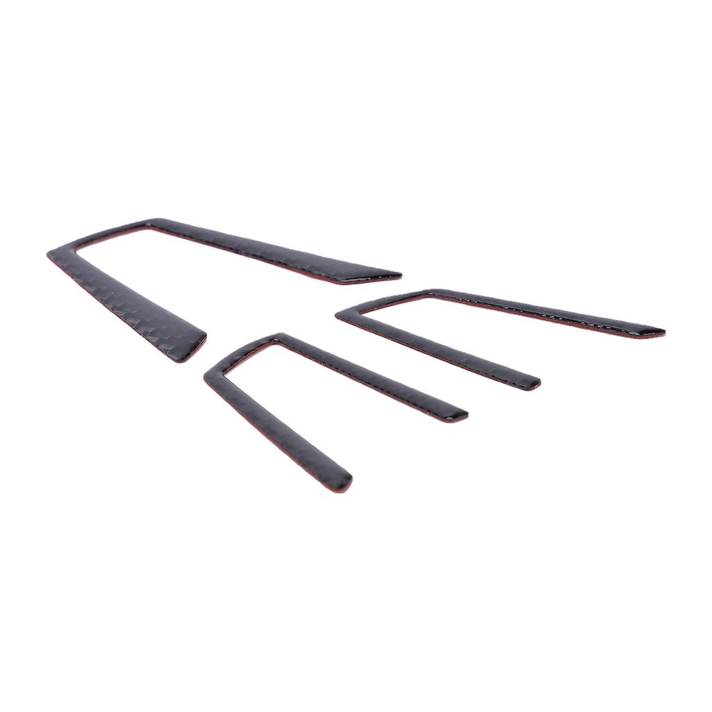 Steering Wheel Button Frame Trim Replacement for   MX-5 ND 2016-2020 Carbon   Steering Wheel Button Frame Sticker