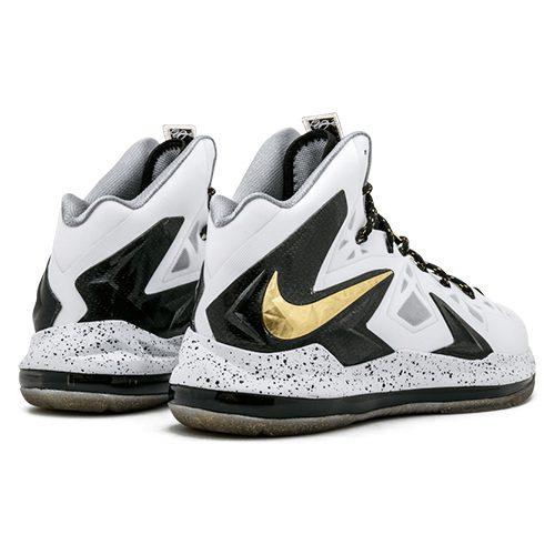 Nike LeBron X Elite+ White Gold 579834-100