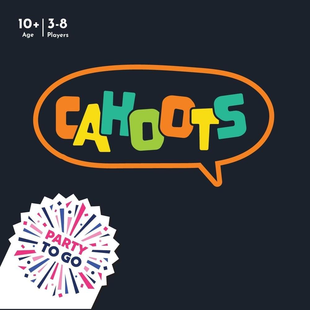 Gamewright Party to Go Cahoots Cooperative Hint and Sync Card Game