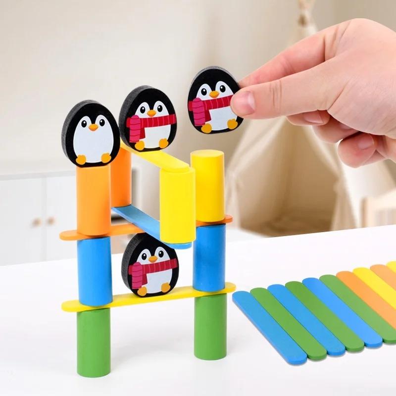 Wooden Stick Board Game Montessori Game Parent Child Interactive Two Person Battle Stick Picking Game Puzzle Toy Early Education