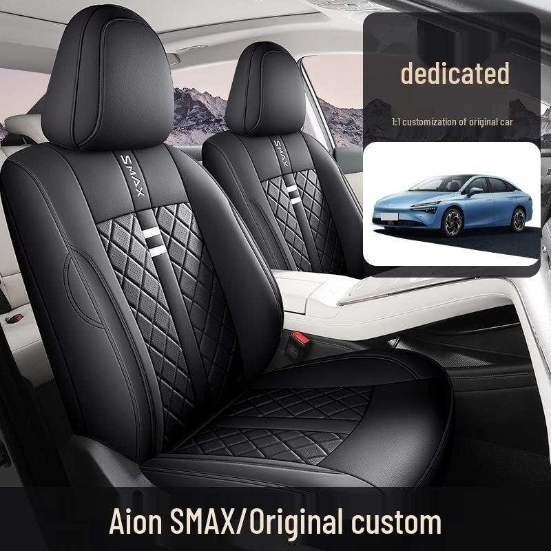 Universal Full Leather Car Seat Cushion for Aion SMAX - All-Season Comfort