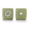 10Pcs 12mm Sage Silicone Alphabet Letter Beads 26 English Letter Baby Name Beads Teething Pacifier Chain Silicone Baby Teether