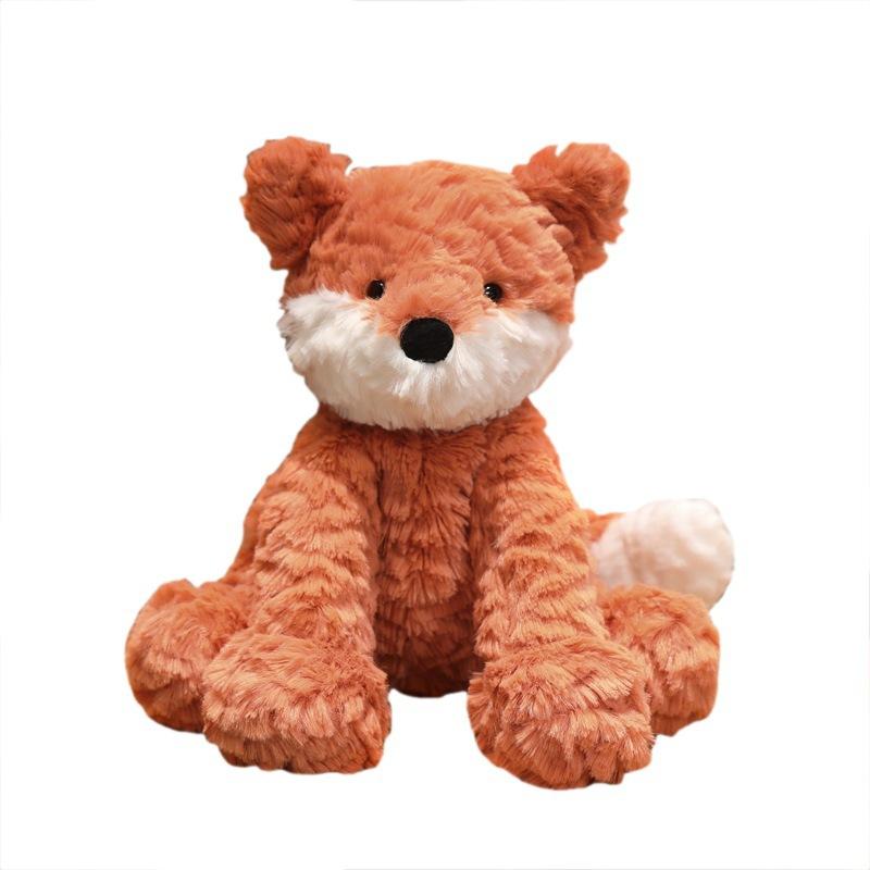 British Jelly Wave Series Curly Lion Monkey Plush Toy Wave Dragon Doll Curly Highland Cow