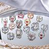 Diamond Luxury Red Gemstone Ring Fashion Glamour Sexy Luxury Opening Gold Girl Lovely Hand Engraved Ring Hundred Matching Accessories Rings