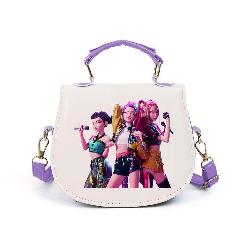 Kpop Animation Cartoon Printing Korean Version Of The Trend Handbag Multi-Function Portable Shoulder Messenger Bag