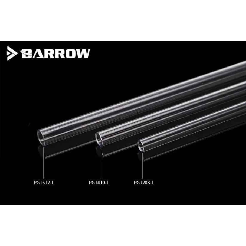 Barrow 500MM Water Cooling System Pipe Transparent PMMA Acrylic Hard Tube PETG Rigid OD 12mm/14mm/16mm YK14-10/PG1410-L
