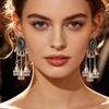 Bohemian Ethnic Tassel Earrings: European-Indian Style Dangle Ear Ornaments for Women