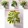 Pothos Evergreen Artificial Green Plant Pot With Realistic Foliage For Home Decor And Photography Props
