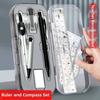 8Pcs/Set Portable Math Measuring Tool Multifunctional Geometry Compass Set  Back To School