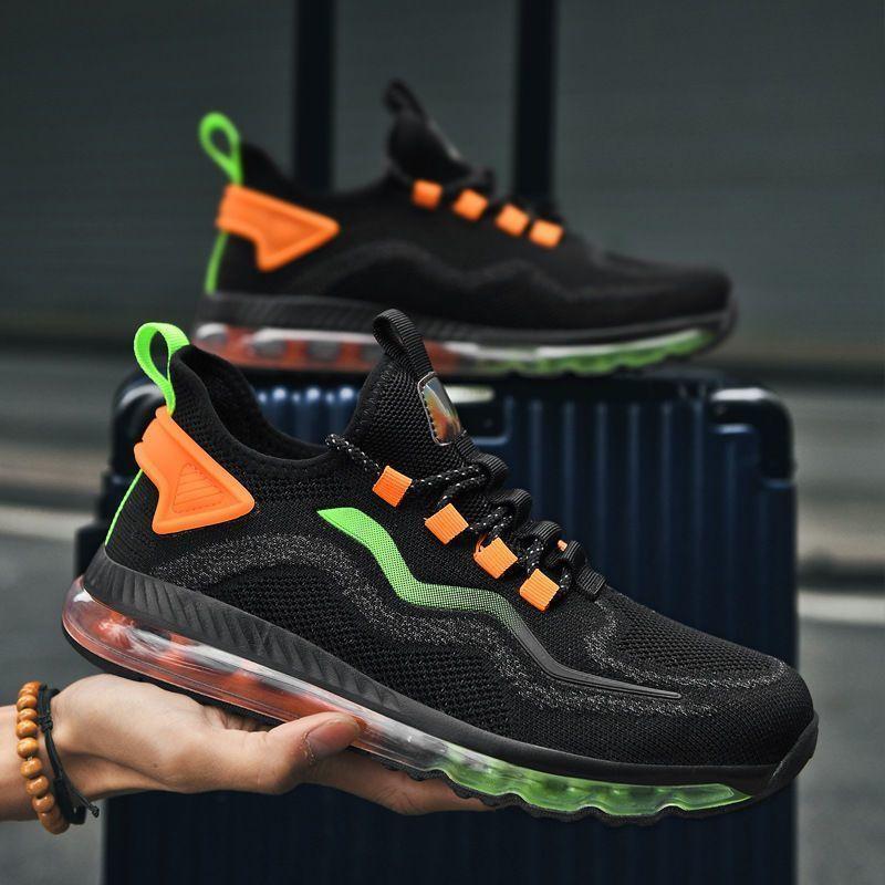 Cushioned Insole Breathable Mesh Upper Men's Casual Sneakers Comfortable Athletic Designer Simple Korean Jump Male Sports Shoes