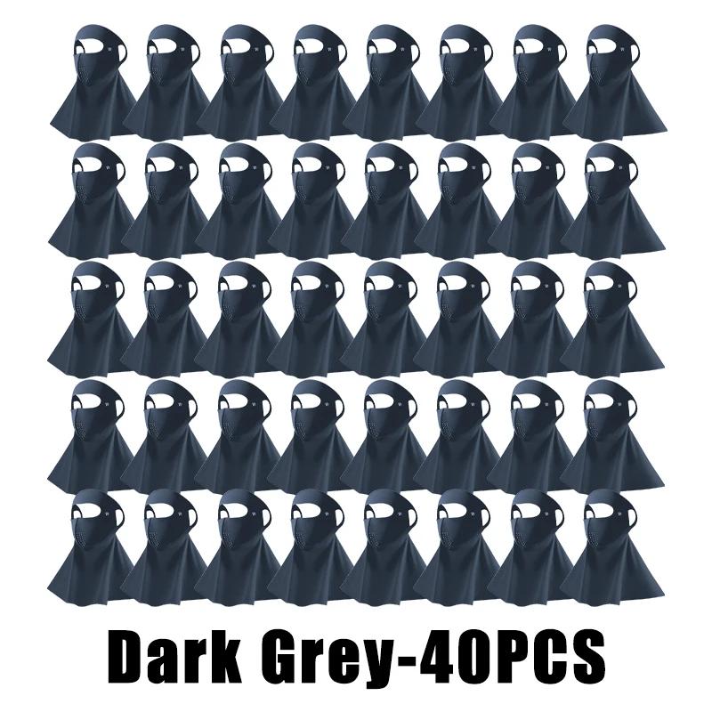 Cool Ice Silk Sun Protection Mask 3D UPF50+ Anti-UV Neck Scarf Neck Protection Dustproof Sunshade Facepiece Outdoor