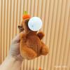 New  Plush Toy With Chain Pendant Shake To Sound Blow Bubble Water Pig Doll Stuffed Toys