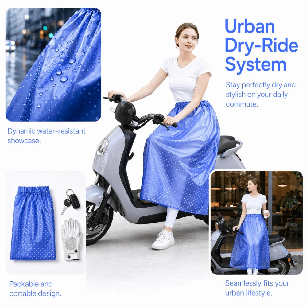 Plastic Waterproof Apron Oil Proof Rainproof Apron Raincoat Cycling Apron Tea Picking
