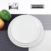 Pure White Ceramic Round Dinner Plate