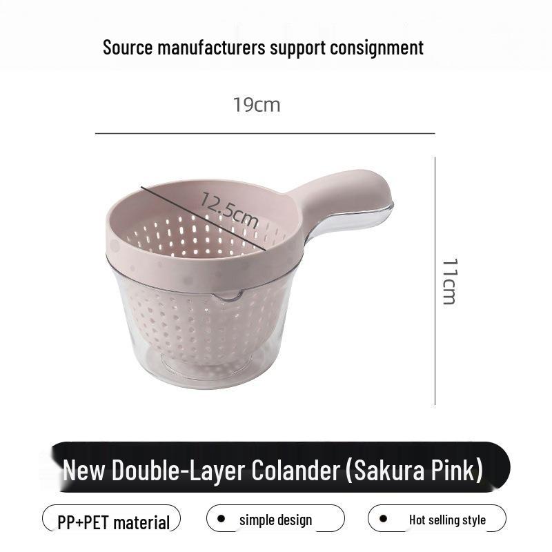 Multifunctional Kitchen Sink Basket & Drain Rack for Washing Vegetables and Filtering Food Residue