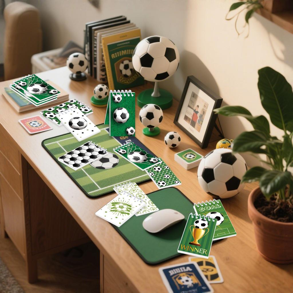 Student Portable Notebook, Football Themed Diary, Notebook