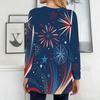 Womens Plus Size Long Sleeve Pocket Tee Loose Casual Soft Daily Wear Top