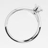 TIFFANY&Co. Solitaire Ring 0.32ct VS2/E/GOOD Pt950Platinum/diamond #4.5(US Size) 3g Women Used