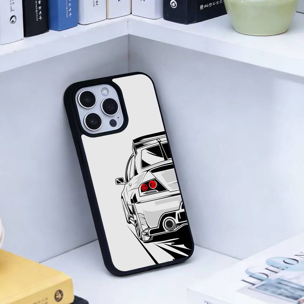 Cool Sports Car Phone Case For iPhone 14,16,15,13,17,12,Plus,Pro,Max Magnetic For Magsafe Frosted Cover