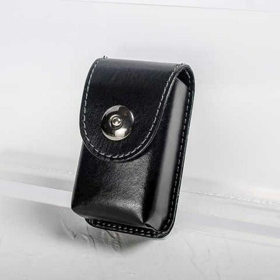 Custodia Portatile in Pelle Pieghevole per Occhiali da Lettura da Uomo: A prova di pressione, con passante per cintura, design di alta classe